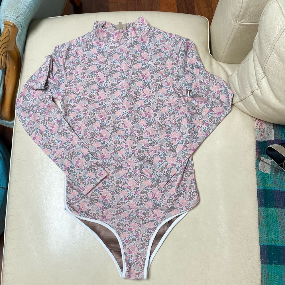 Acacia Ehukai rash guard/ bodysuit in Meadow L